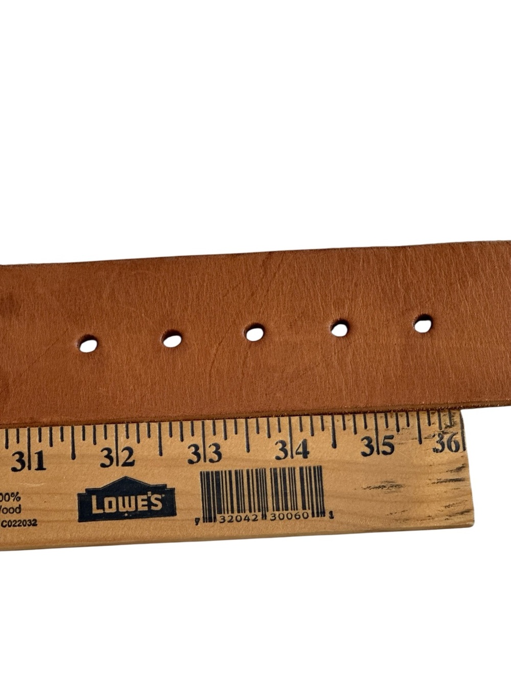Wide Brown Leather Studded Waist Belt with Brass Buckle - Picture 8 of 14